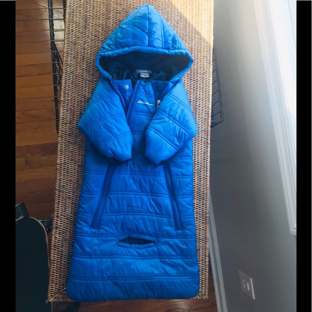 6-9 month Eddie Bauer quilted puffer infant zip up